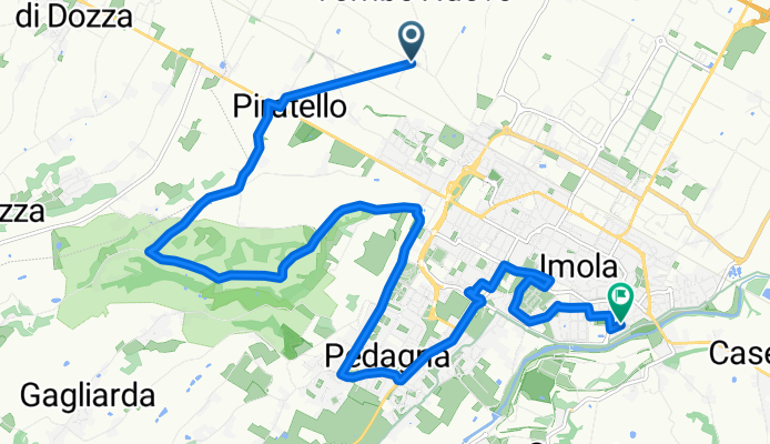 Da Via Casola Canina a Via Alcide de Gasperi