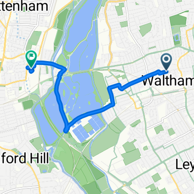 Hatherley Road, London to Tottenham Hale Retail Park, London