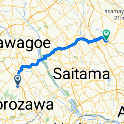 自宅から岩槻城址公園