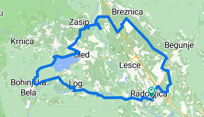 Entlang der Sava nach Bled