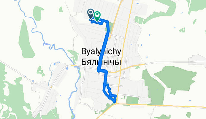 От улица Круглянская до улица Круглянская