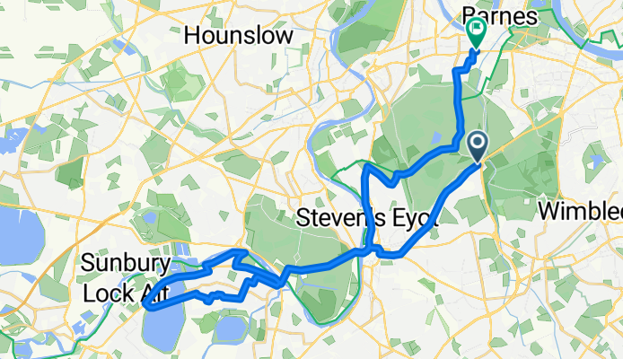 Kingston Vale, London to Grosvenor Avenue, London