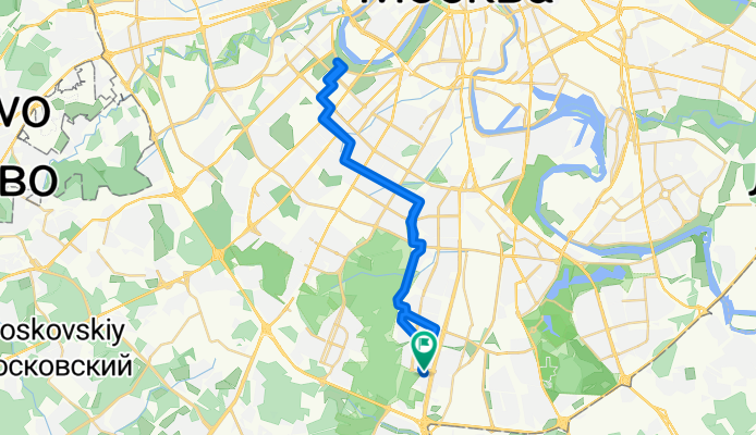 До Воробьевых гор и обратно