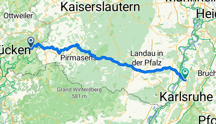 Blieskastel - Eggenstein-Leopoldshafen