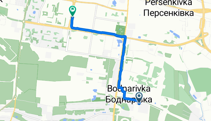 Стрийська вулиця, Львів to Княгині Ольги вулиця, Львів