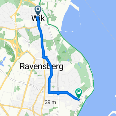 Holtenauer Straße, Kiel nach Kiellinie, Kiel