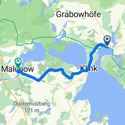 Waren (Müritz) - Malchow (Südroute)