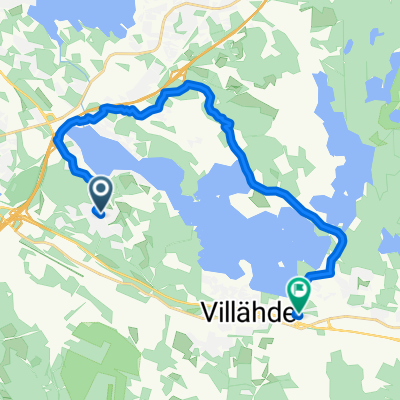 Travel to Tennis long way (MTB)