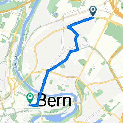 Winkelriedstrasse, Bern nach Obere Altstadt, Bern