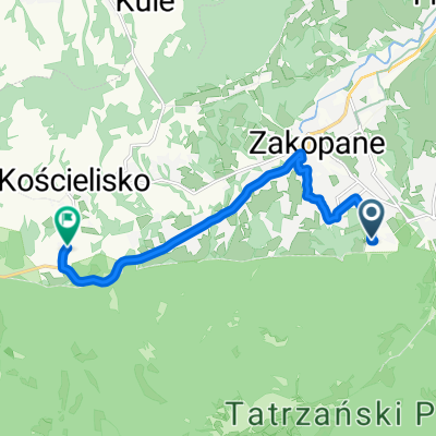 Marszałka J Piłsudskiego, Zakopane do S Nędzy-Kubińca, Kościelisko