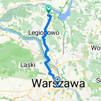 Aleje Jerozolimskie, Warszawa do Słoneczna, Wieliszew