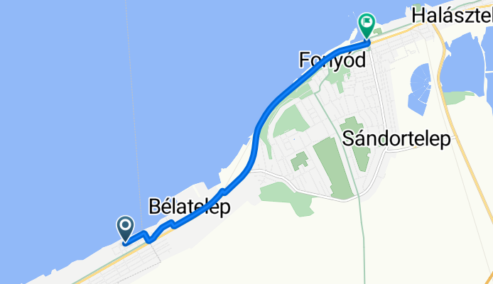 Balaton utca, Balatonfenyves - Vigadó tér, Fonyód