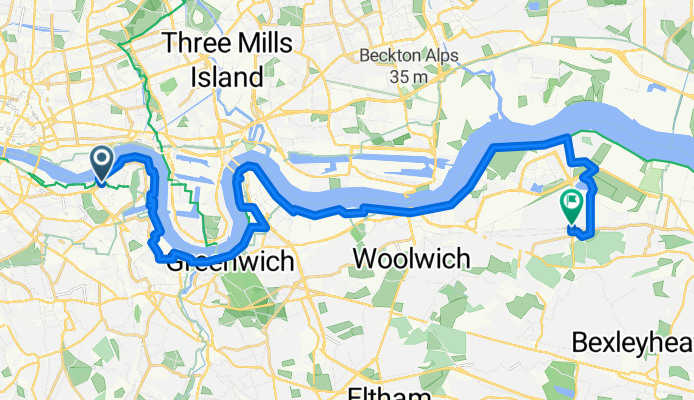 Rotherhithe to Abbey Wood