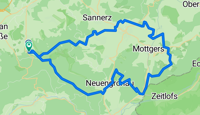 Route 2 in Steinau an der Straße