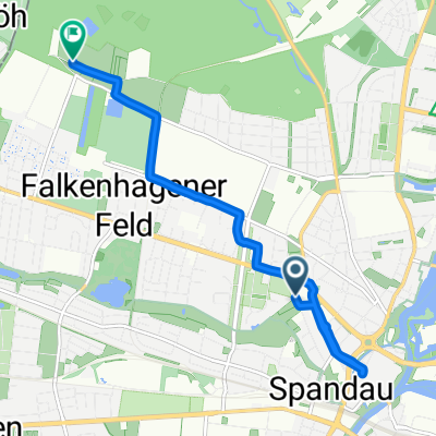 Hohenzollernring, Berlin nach Spandau, Berlin