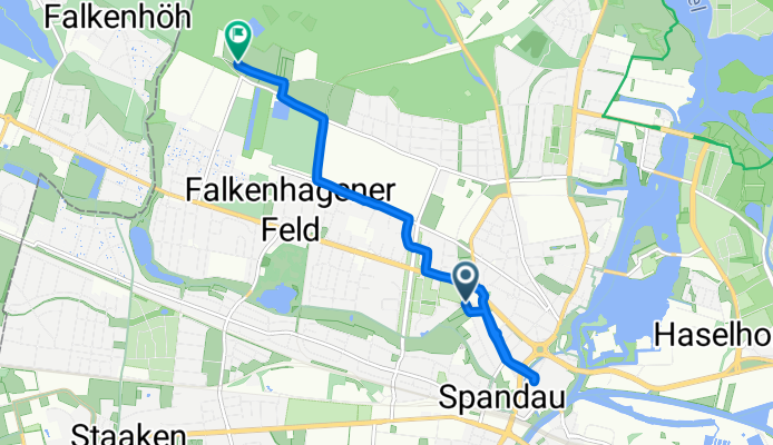 Hohenzollernring, Berlin nach Spandau, Berlin