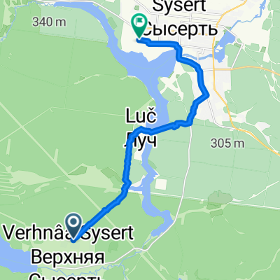 Первомайский переулок, посёлок Тагильский до переулок Трактористов, Сысерть