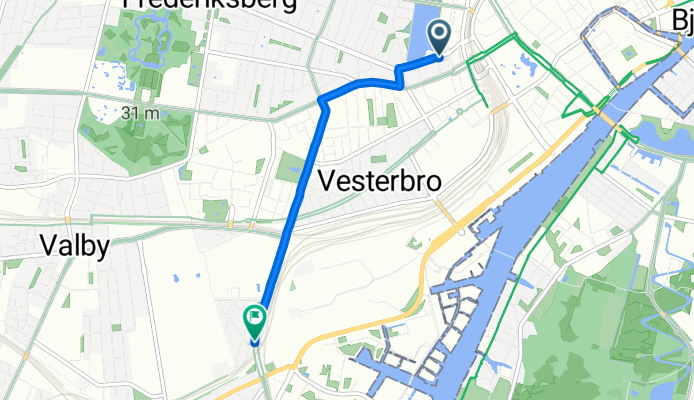 Ved Vesterport, København V to Enghavevej, København SV