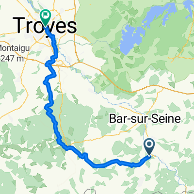 Les Riceys - Troyes