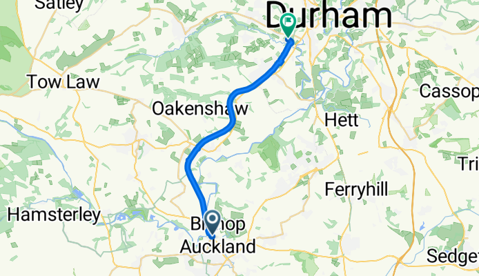 Fore Bondgate, Bishop Auckland to Deerness Valley Walk Track, Durham