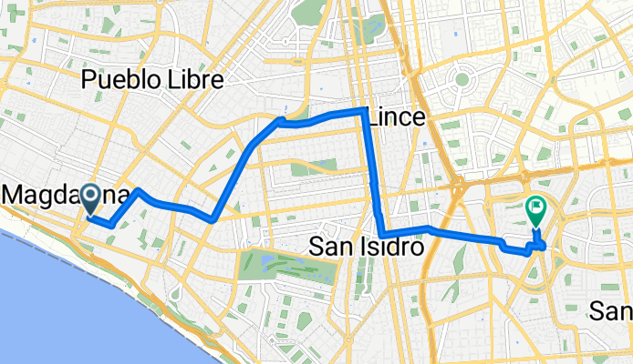 Avenida Antonio José de Sucre, Lima a Departamento de Lima