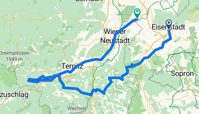 Z Eisenstadtu pod Semmering a späť.