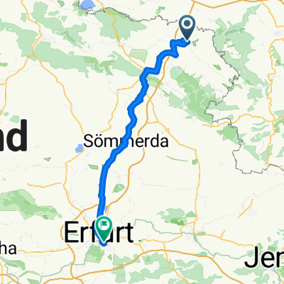Zum Bahnhof, Artern nach Am Schwemmbach, Erfurt