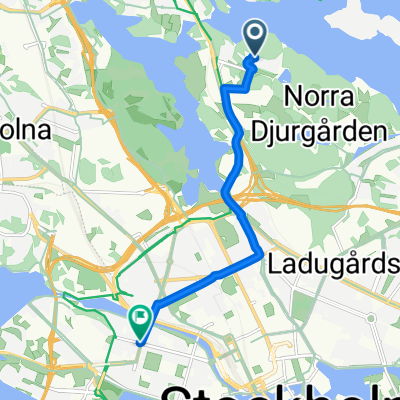 Forskarbacken, Stockholm to Fridhemsgatan, Stockholm