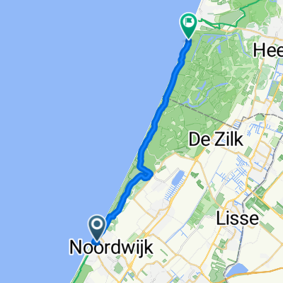Van Speijkstraat, Noordwijk nach Fietspad, Zandvoort