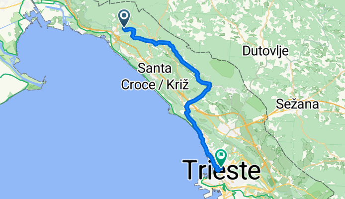 Sistiana-Visogliano - Triest