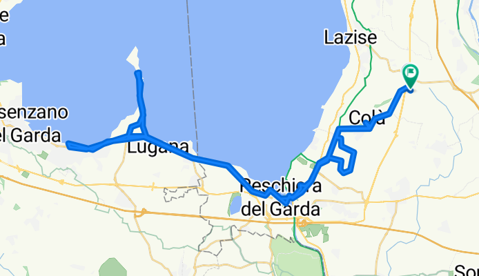 Via Prati nach Località Donzella