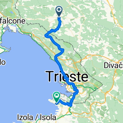 Komen, Komen to Srebrničeva ulica, Ankaran-Ancarano