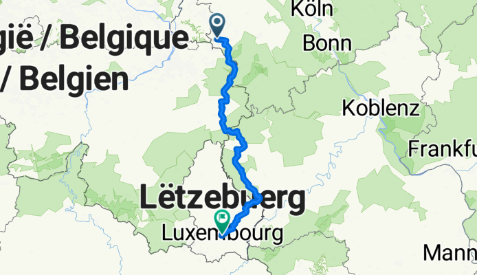 Von Aachen bis Luxemburg