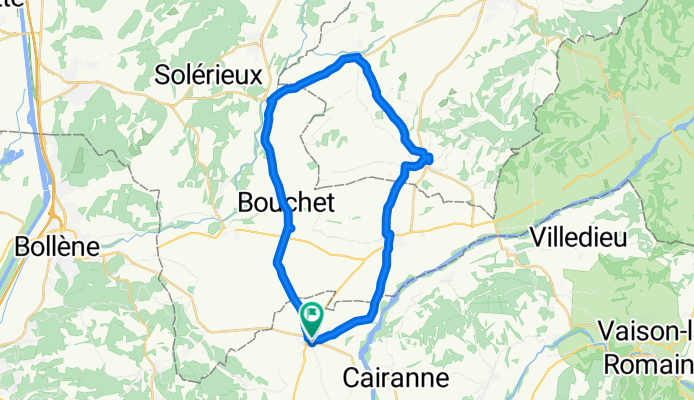 vélo 10-Bouchet, Richerenches,Visan et Tulette