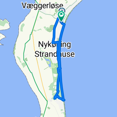 Tranevej naar Marielyst Strandvej