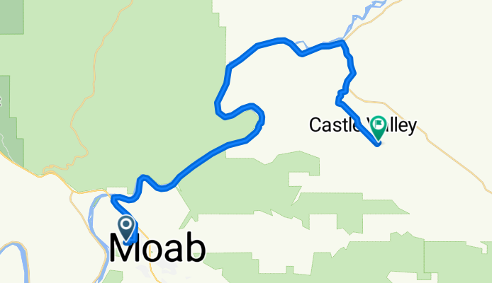 Route in Moab
