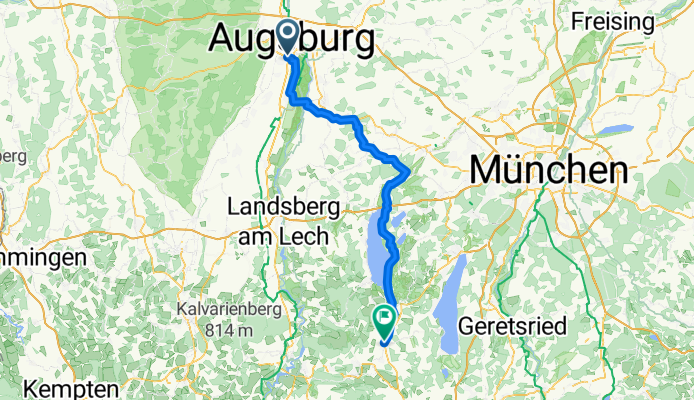 Augsburg - Dießen am Ammersee