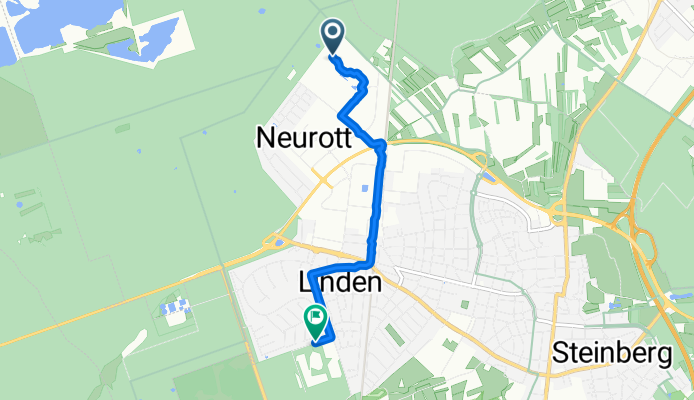 Am DFS-Campus, Langen to Berliner Allee, Langen