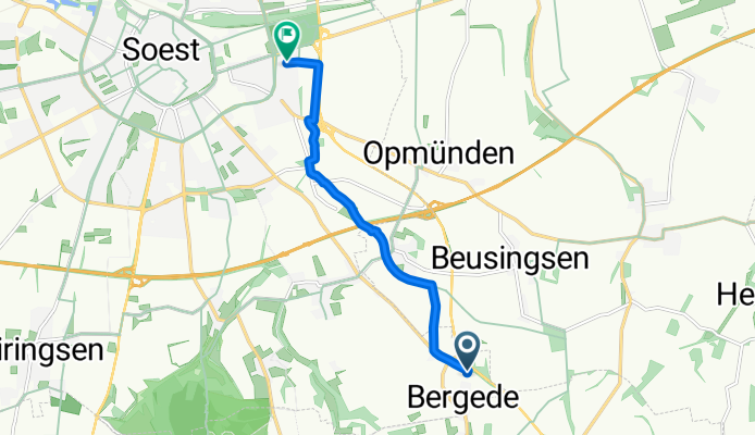 Trellenweg, 索斯特 nach Römerweg, 索斯特