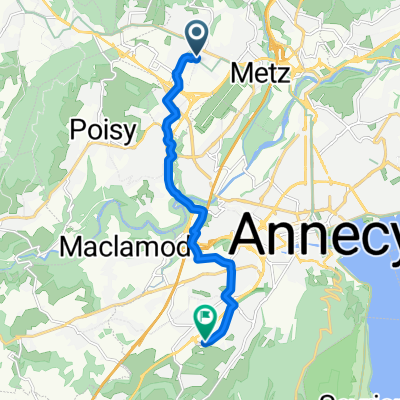 Mont Baron to Boulevard Costa de Beauregard chemin normal