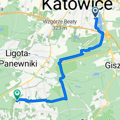 I Paderewskiego, Katowice do Orla, Katowice