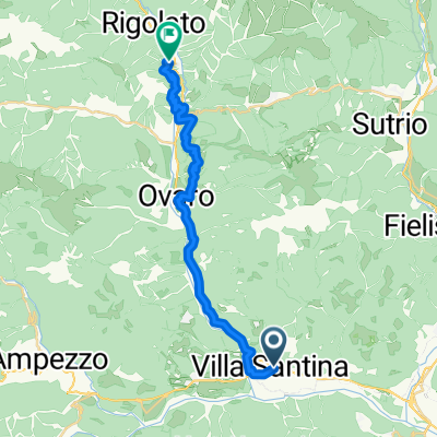 Da Piazza Italia a Frazione Valpicetto