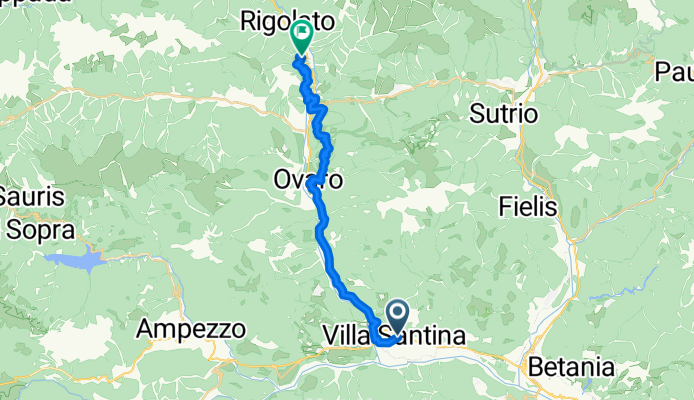 Da Piazza Italia a Frazione Valpicetto