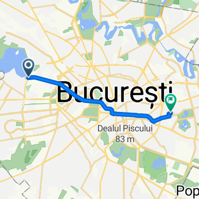 Aleea Lacul Morii, București to Strada Fildeșului, București