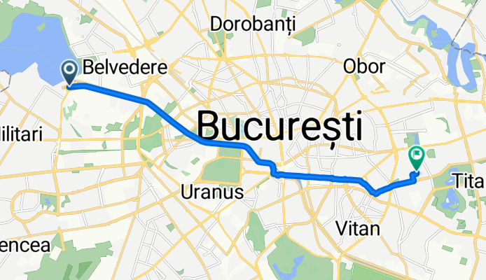 Aleea Lacul Morii, București to Strada Fildeșului, București