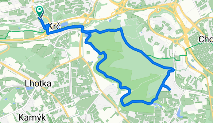 Dolnokrčská, Praha 4 do Na Staré vinici, Praha 4