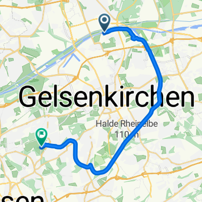 Johannes-Rau-Allee, Gelsenkirchen nach Fritz-Schupp-Allee, Essen