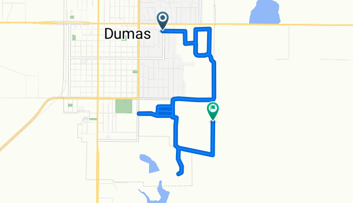 Mills Ave, Dumas to Dumas