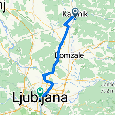 Lobodova ulica, Kamnik to Petkovškovo nabrežje, Ljubljana