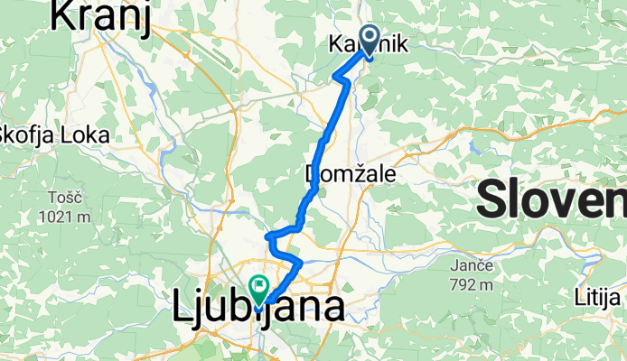Lobodova ulica, Kamnik to Petkovškovo nabrežje, Ljubljana